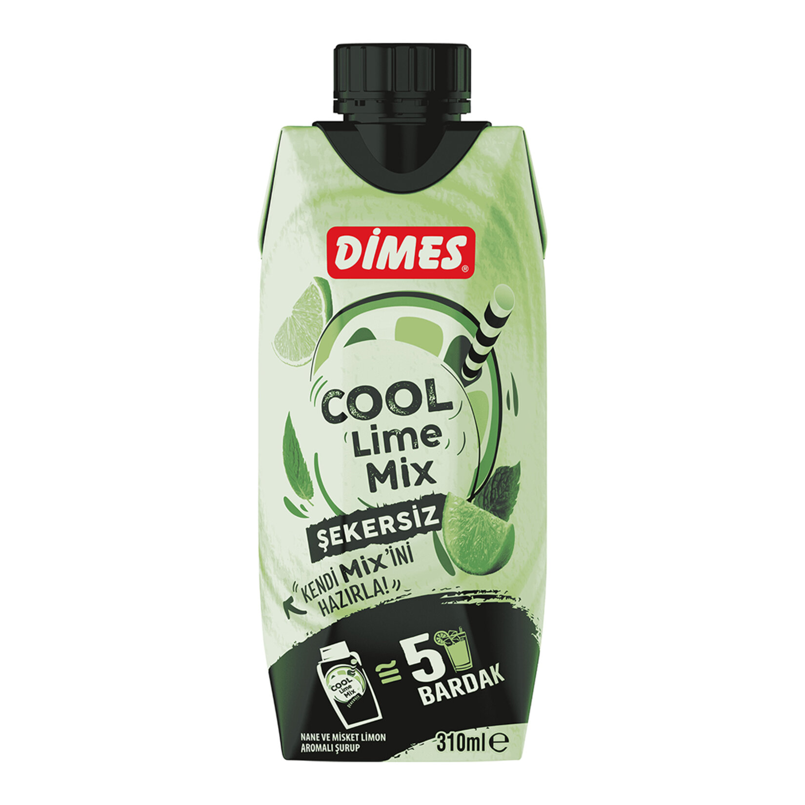 DİMES COOL LİME MİX ŞEKERSİZ 310 ML