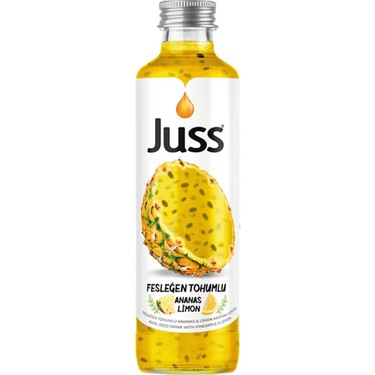 JUSS FESLEĞEN TOHUMLU ANANAS & LİMON AROMALI İÇECEK 250 ML