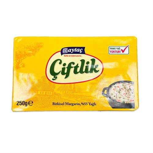 AYTÇ ÇİFTLİK BİTKİSEL MARGARİN 250 GR