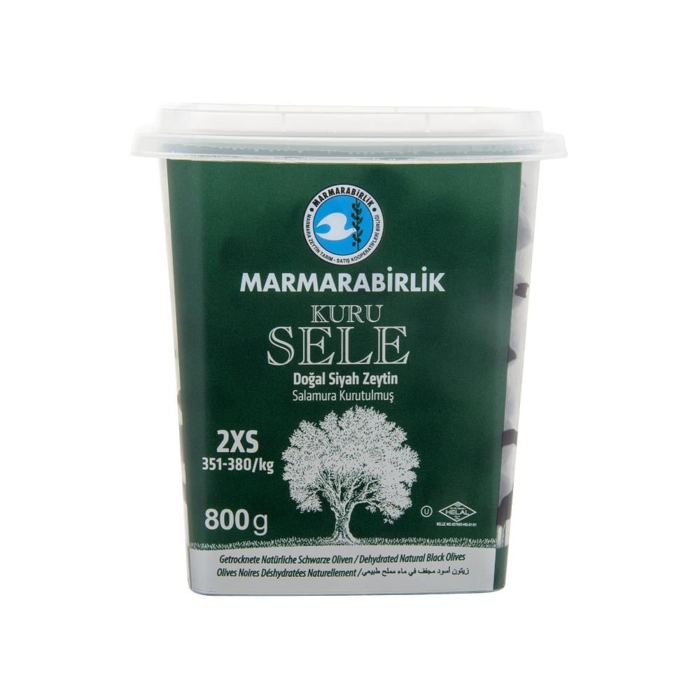 MARMARABİRLİK KURU SELE 2XS SİYAH ZEYTİN 800 GR
