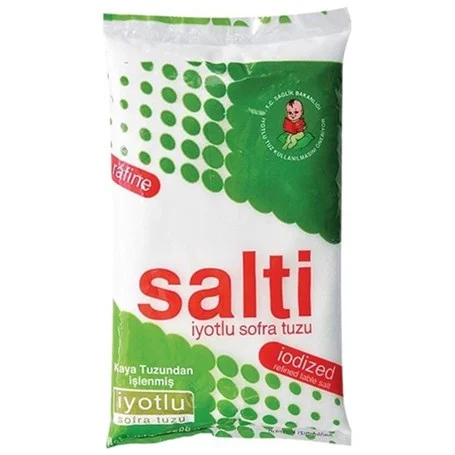 SALTİ RAFİNE KAYA TUZU 750 GR
