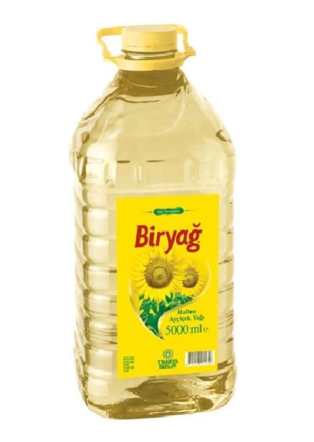 BİRYAĞ AYÇİÇEK YAĞI  KÖŞELİ DARPET 5 LT