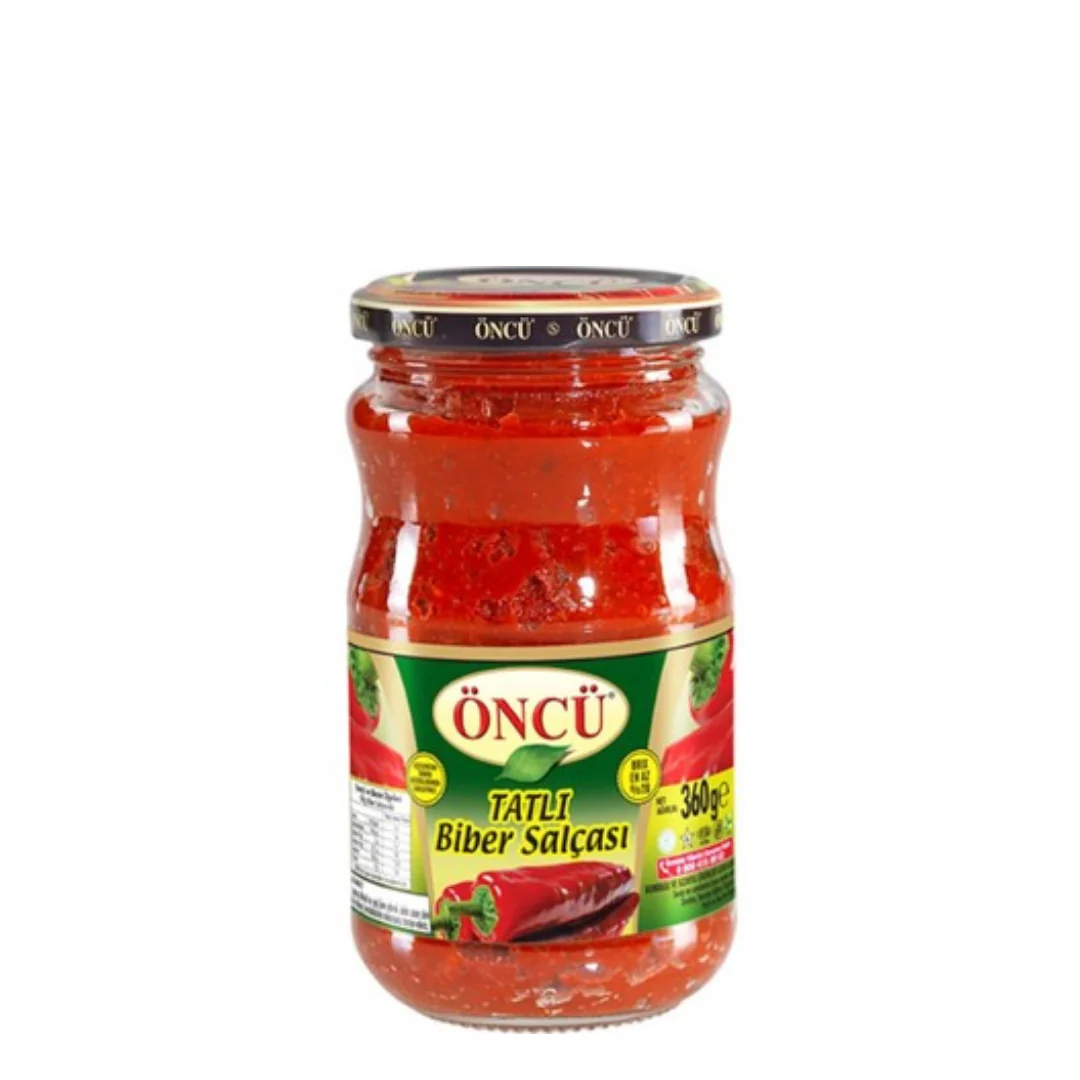 ÖNCÜ TATLI BİBER SALÇASI 360 GR