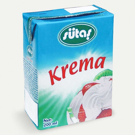 SÜTAŞ KREMA PASTALAR İÇİN 200 ML