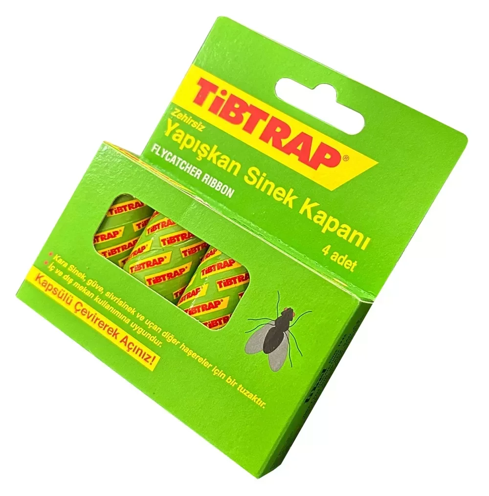 TIBTRAP YAPIŞKAN SİNEK KAPANI 4 ADET