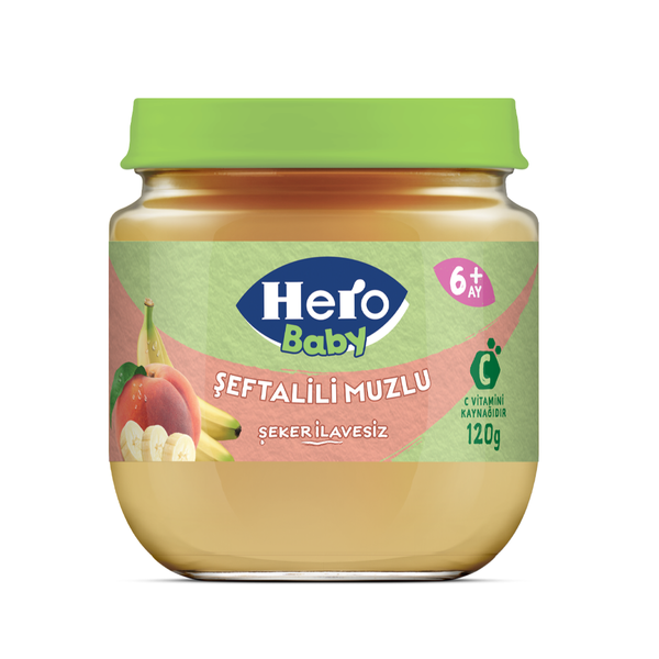 HERO BABY ŞEFTALİ MUZLU 120 GR