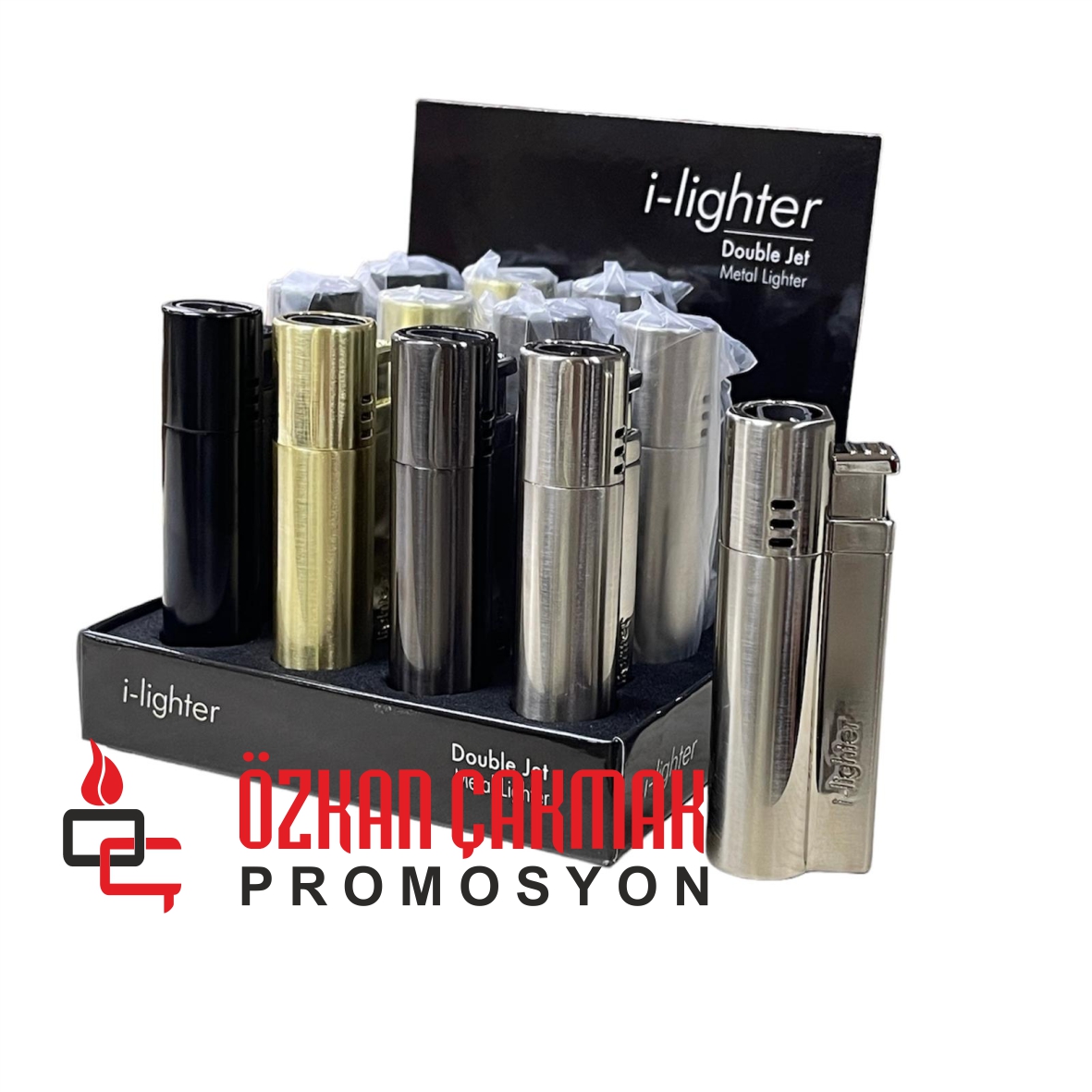 İ-LİGHTER ÇAKMAK TOSCOW MANYETİK METAL
