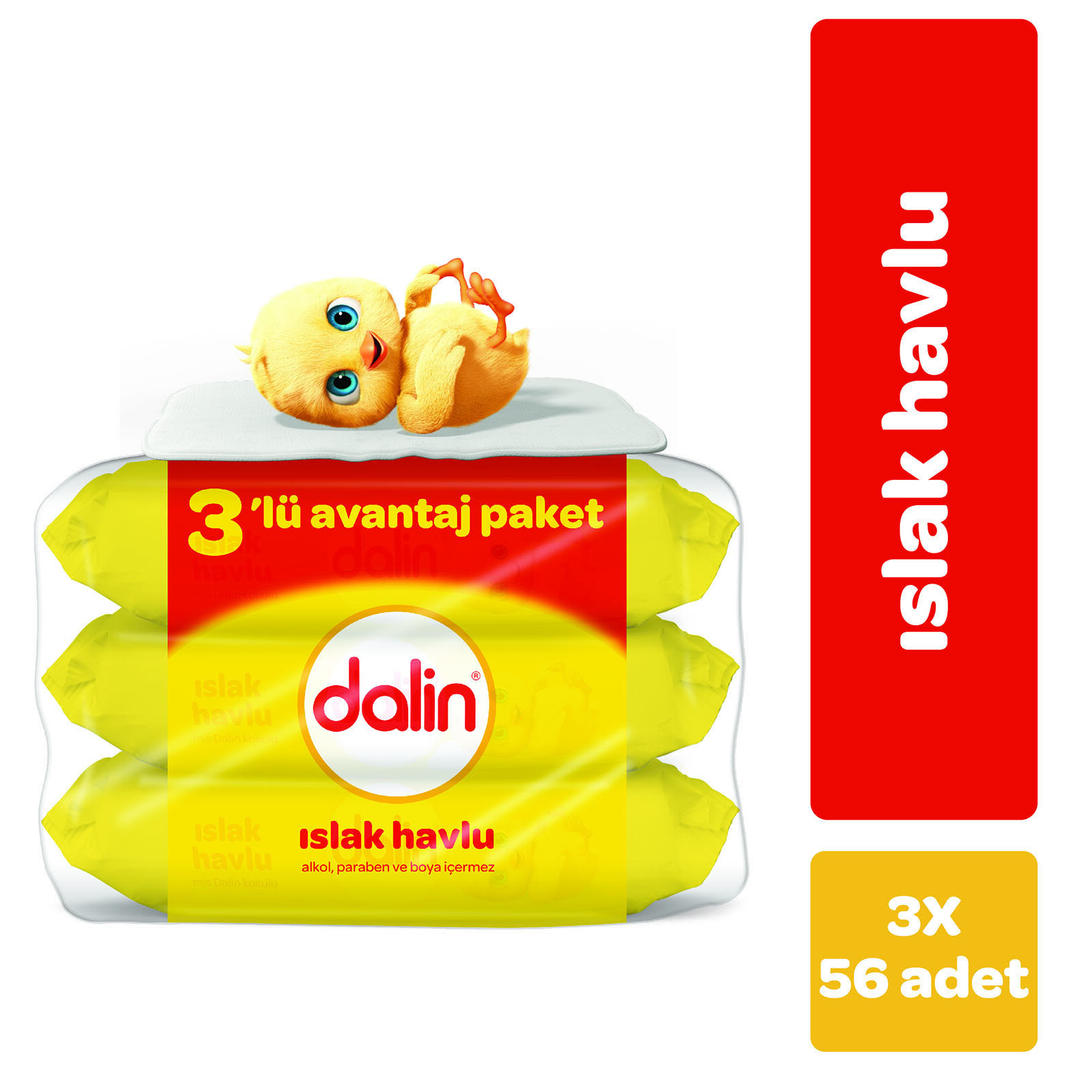 DALİN ISLAK MENDİL 3 ADET