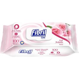 FIBRIL CARE GÜL KOKULU ISLAK MENDİL 90ADET