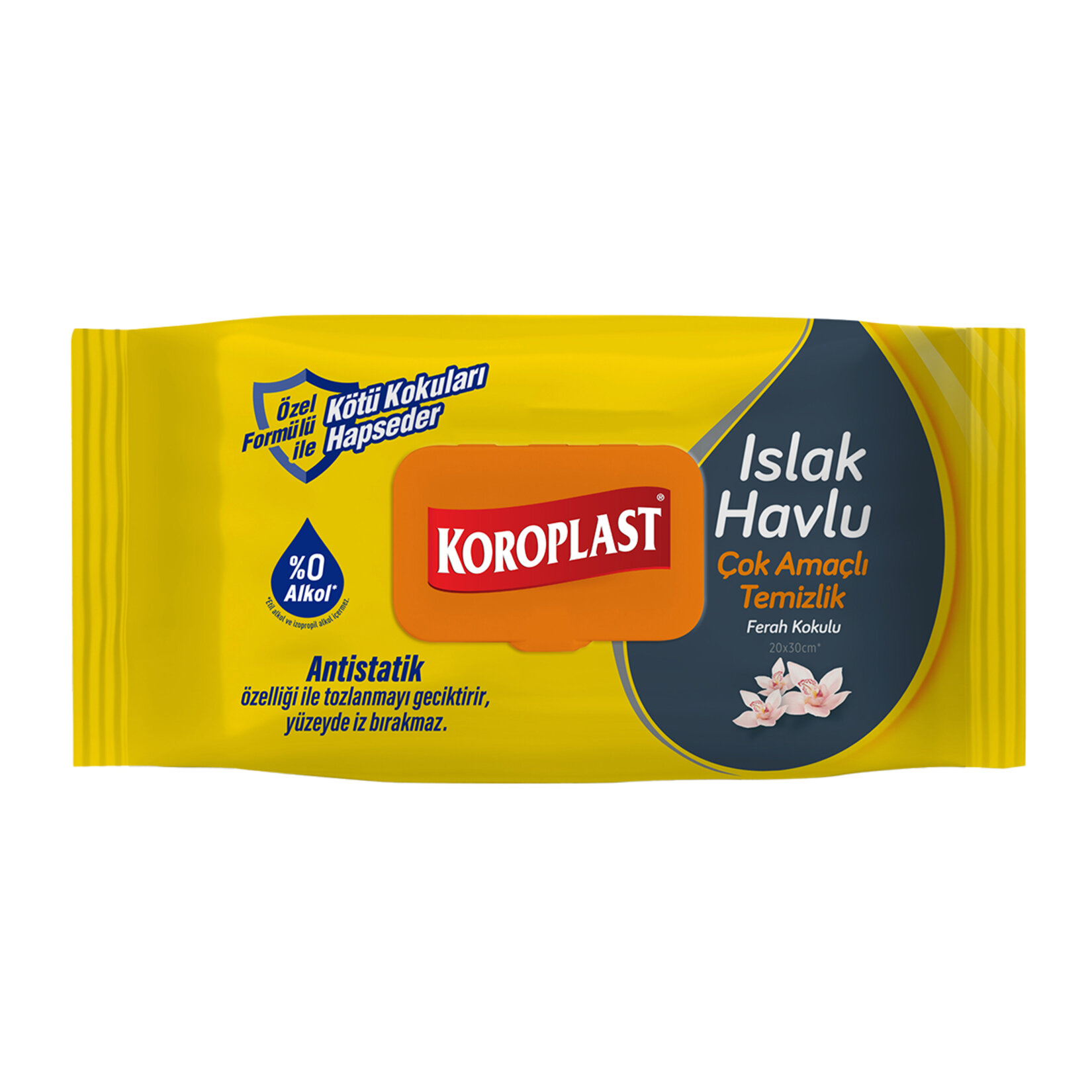 KOROPLAST YÜZEY TEMİZLİK HAVLUSU LOTUS ÇİÇEĞİ 