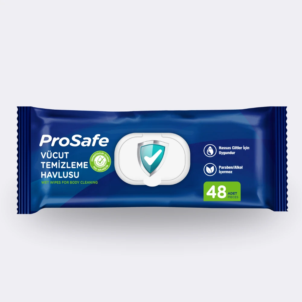 PROSAFE VÜCUT TEMİZLEME HAVLUSU 48 ADET