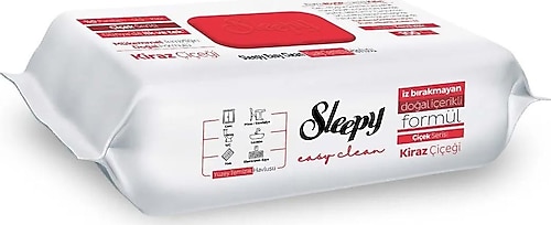 SLEPPY YÜZEY TEMİZLİK HAVLUSU KİRAZ ÇİÇEĞİ 100 ADET