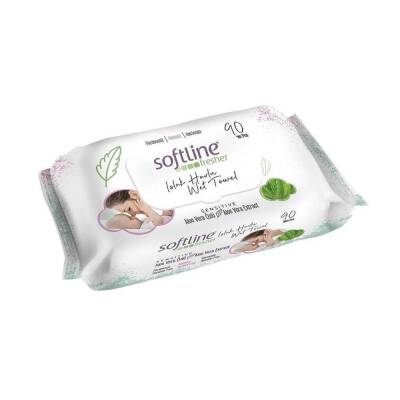 SOFTLINE ALOE VERA ETKİLİ ISLAK MENDİL 90 ADET