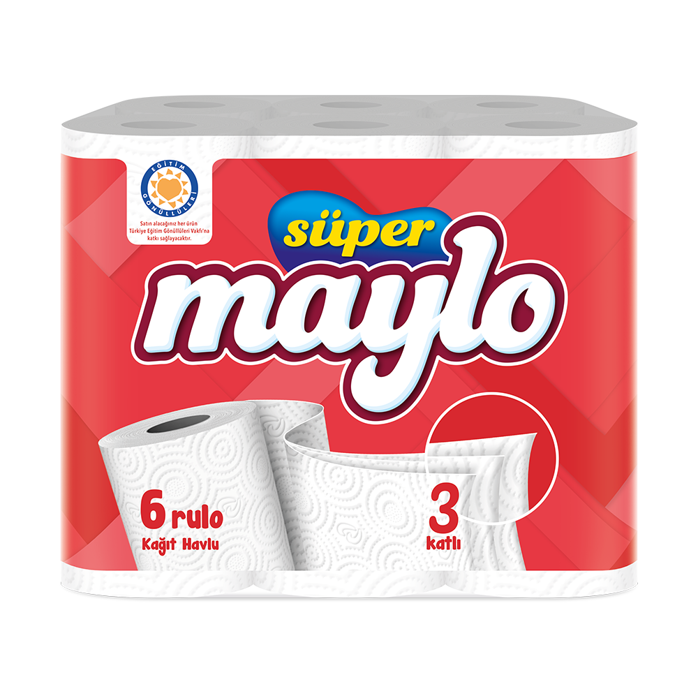 MAYLO SÜPER HAVLU KAĞIT 6 ADET