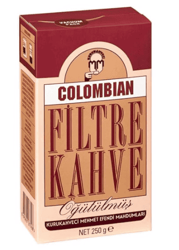 KURUKAHVECİ MEHMET EFENDİ  COLOMBIAN FILTRE KAHVE 250 GR