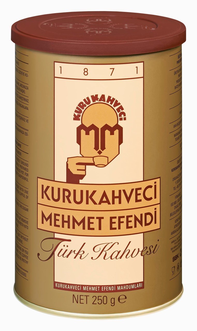 MEHMET EFENDİ TÜRK KAHVESİ TENEKE 250 GR 