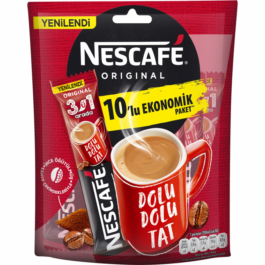 NESCAFE 3Ü1 ARADA ORJİNAL 10 LU