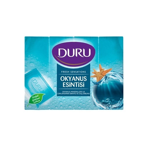 DURU OCEAN FRESH  SABUN 4 ADET 600 GR