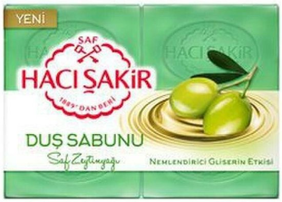 HACI ŞAKİR DUŞ SABUNU SAF ZEYTİNYAĞLI 500 GR
