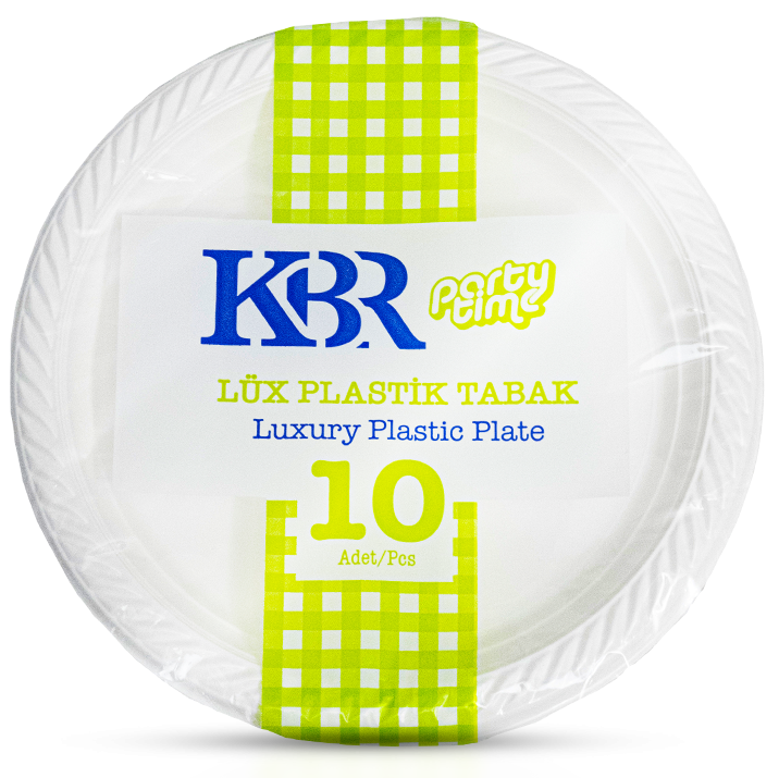 KBR PLASTİK TABAK 10 ADET