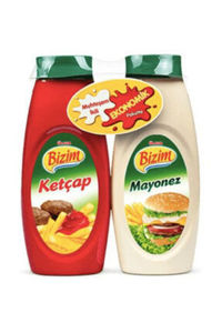 ÜLKER BİZİM KETÇAP MAYONEZ KÜÇÜK EKONOMİK BOY 730 GR
