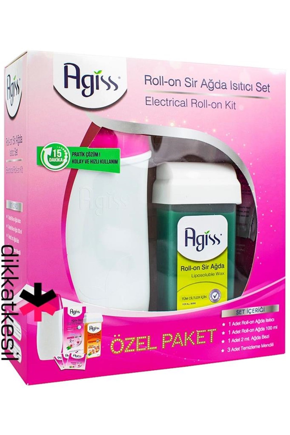 AGISS ROLL-ON SIR AĞDA ISITICI SET