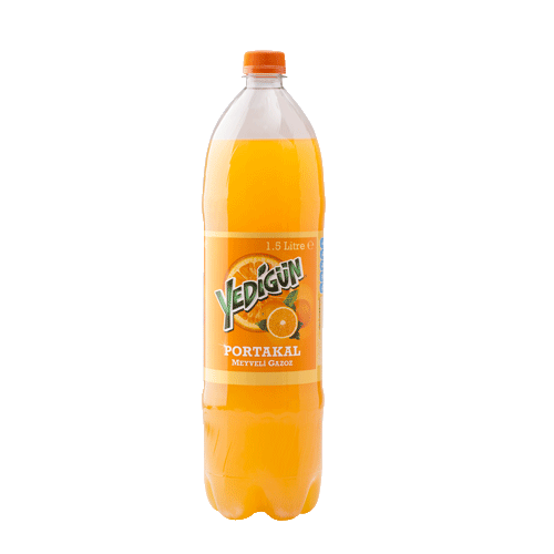 YEDİGÜN PORTAKALLI GAZOZ 1,5 LT