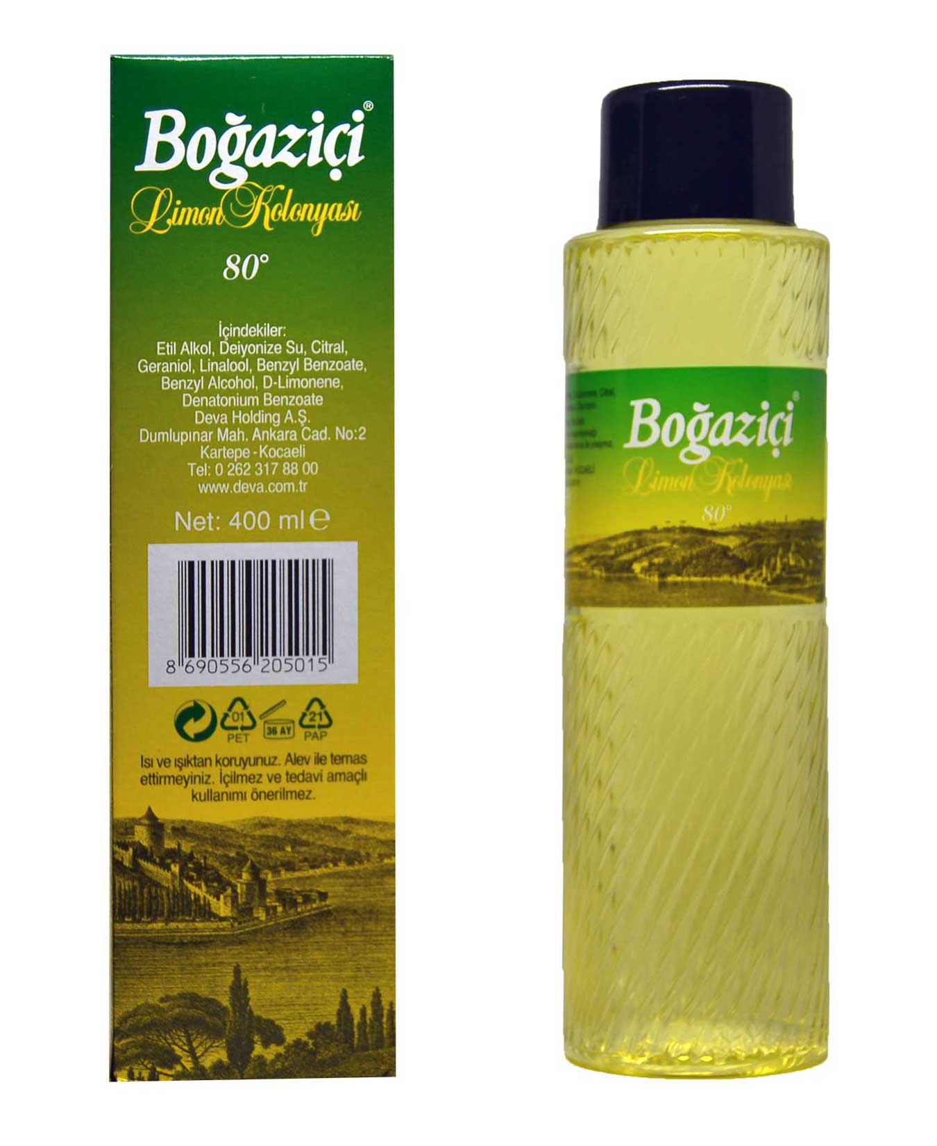 BOĞAZİÇİ LİMON KOLONYASI 400 ML