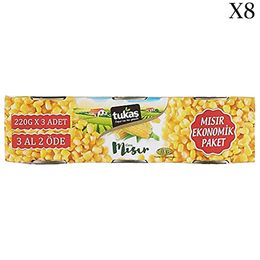 TUKAŞ KONSERVE MISIR 3 LÜ