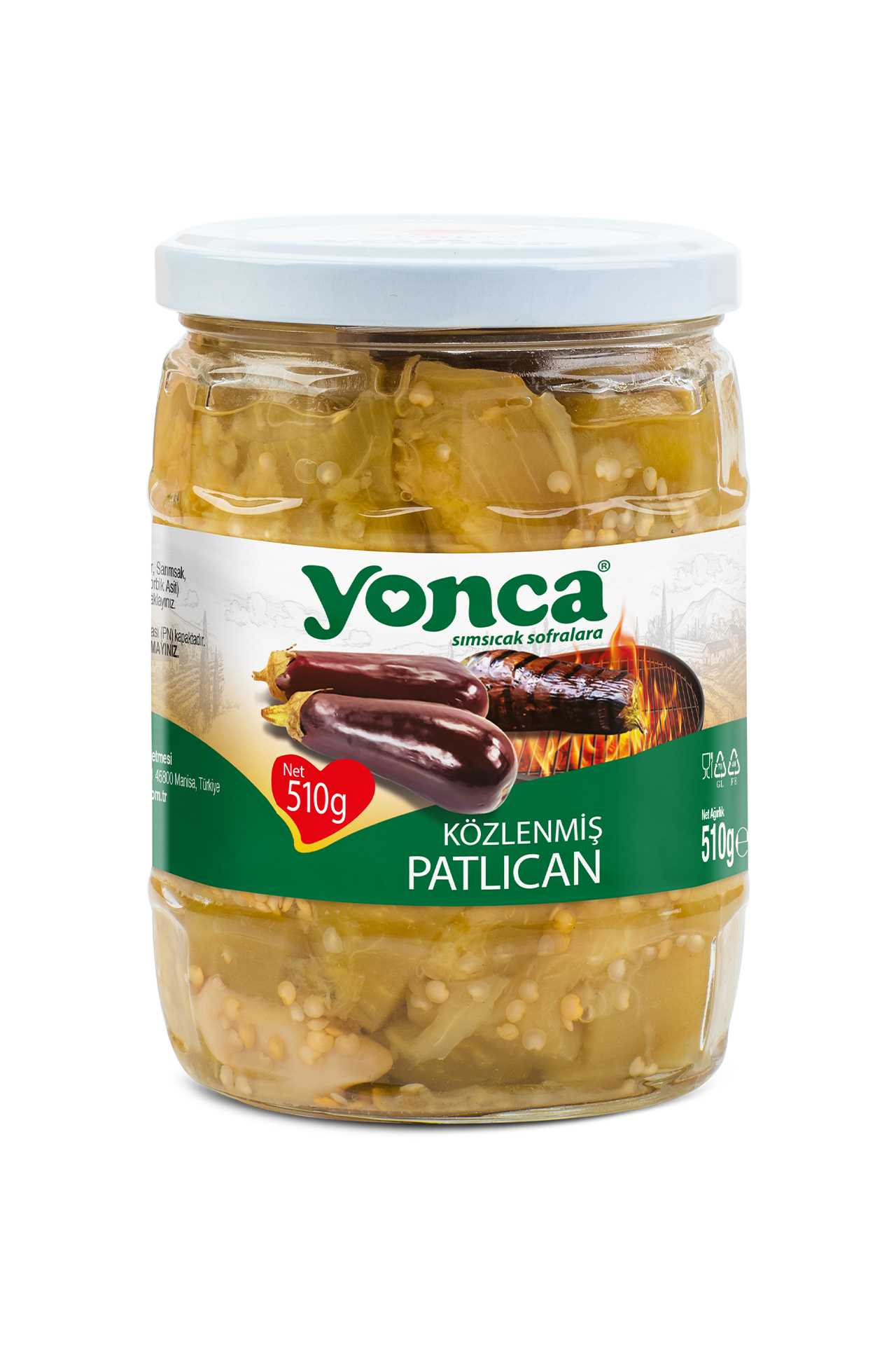YONCA KÖZLENMİŞ PATLICAN 510 GR