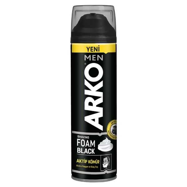 ARKO BLACK TRAŞ KÖPÜĞÜ 200 ML