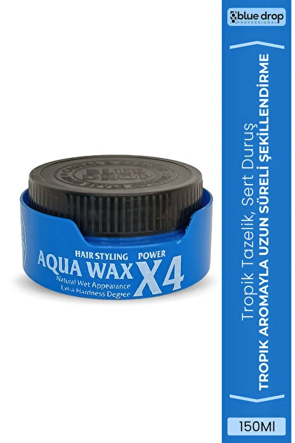 BLUE DROP WAX X4