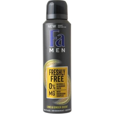 FA MEN LIME & GINGER SCENT DEODORANT 150 ML