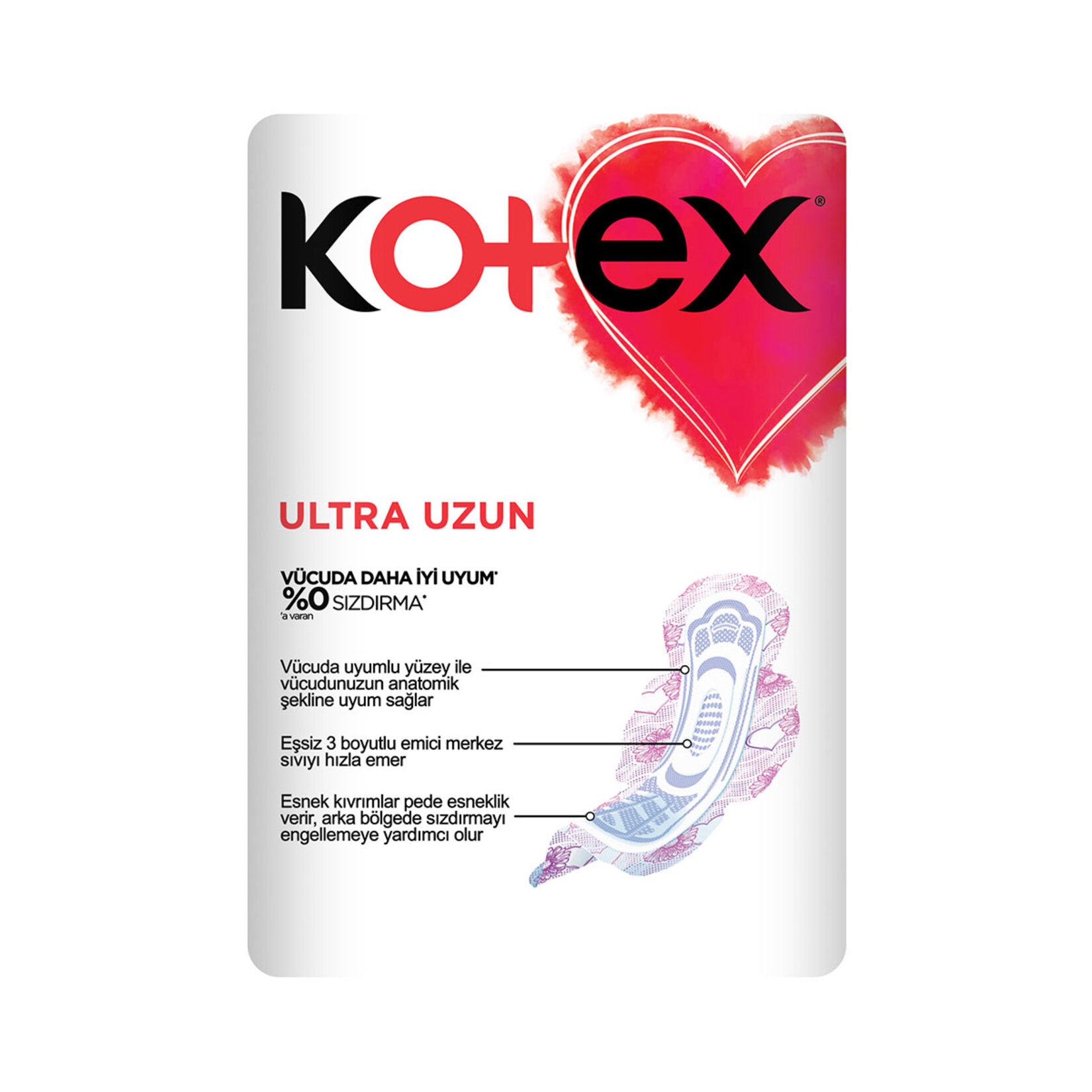 KOTEX 18Lİ UZUN HİJYENİK PED