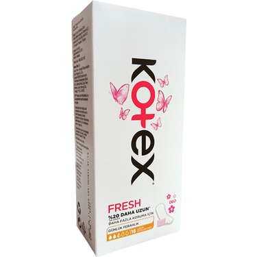 KOTEX FRESH DEO GÜNLÜK PED