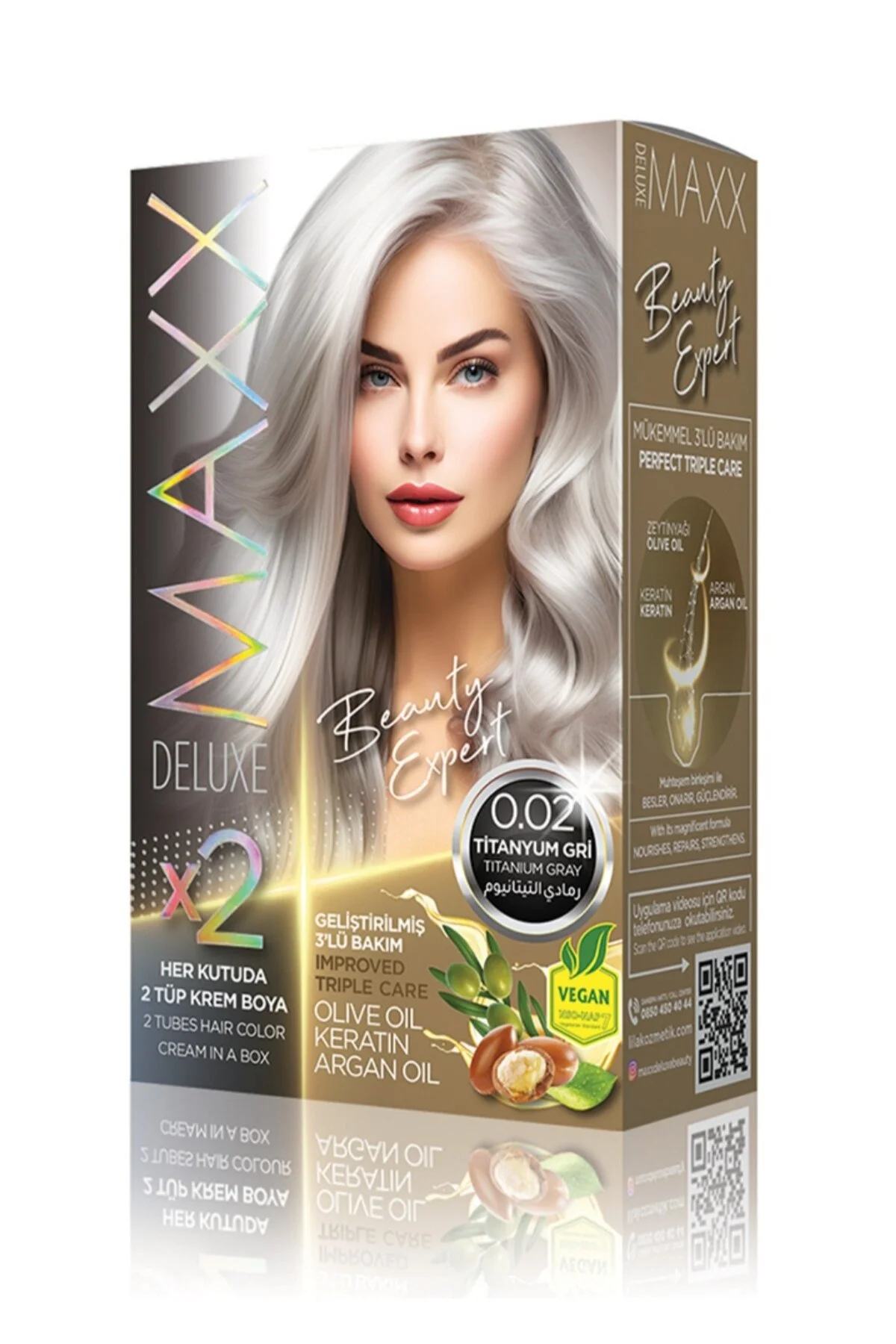 MAXX 0.02 TİTANYUM SAÇ BOYASI