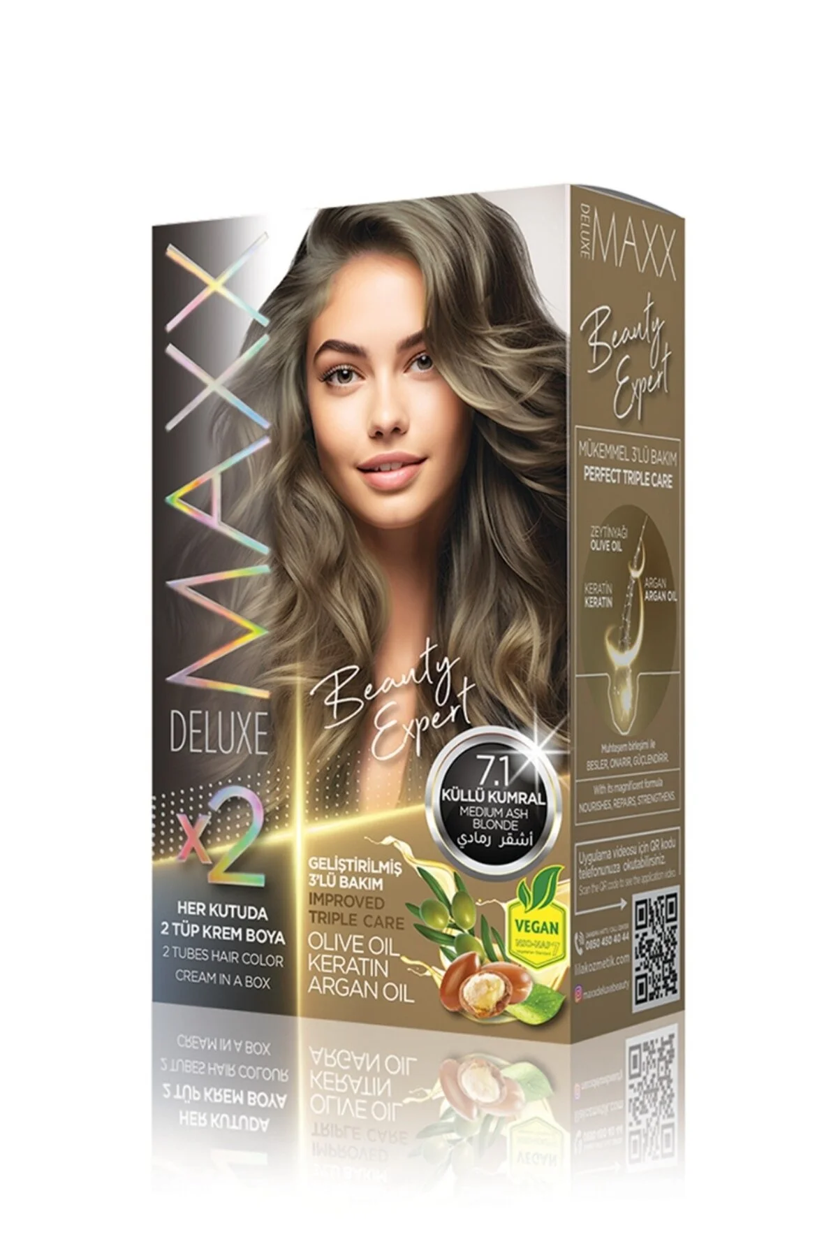 MAXX 7.1 KÜLLÜ KUMRAL SAÇ BOYASI