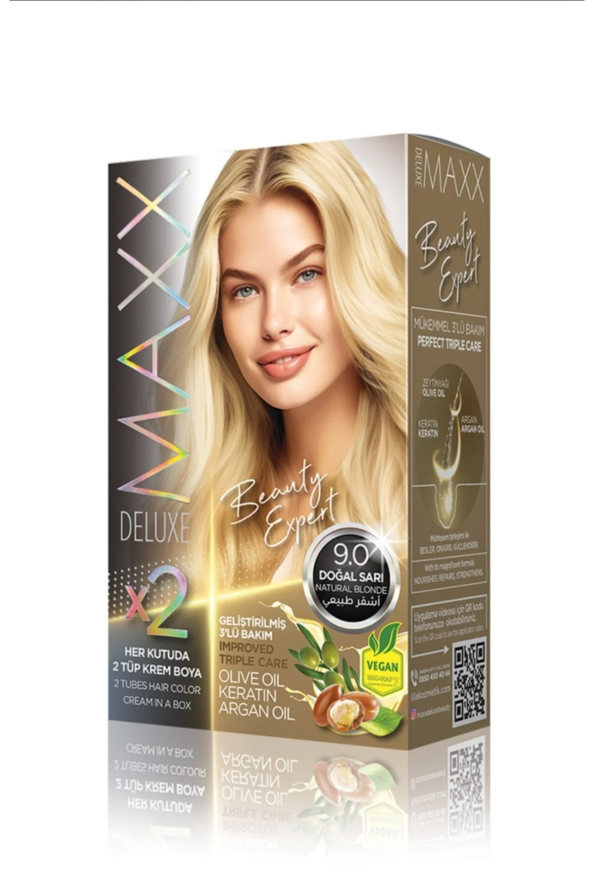 MAXX 9.0 DOĞAL SARI SAÇ BOYASI