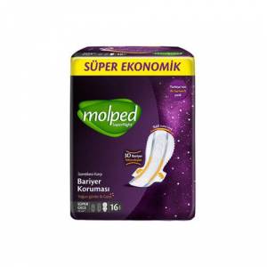 MOLPED SUPERNİGHT BARIYER KORUMA GECE 16 ADET