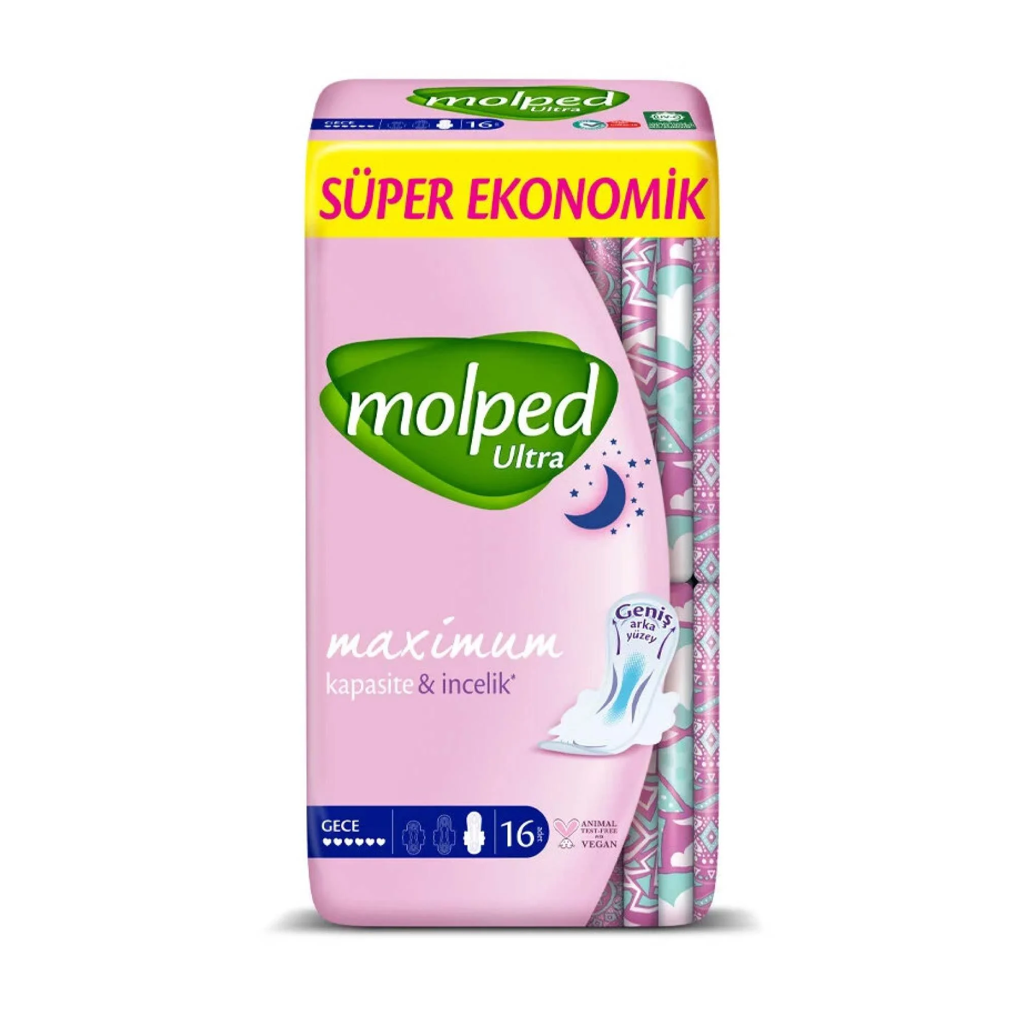 MOLPED ULTRA MAXİMUM GECE 16 ADET