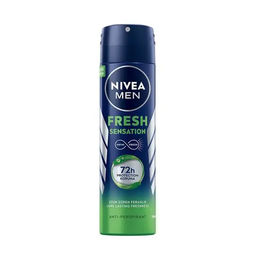 NIVEA MEN 72 SAAT UZUN SÜREN FERAHLIK  DEODORANT 150 ML