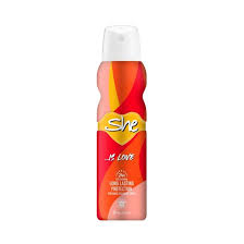 SHE IS LOVE DEODORANT 150 ML