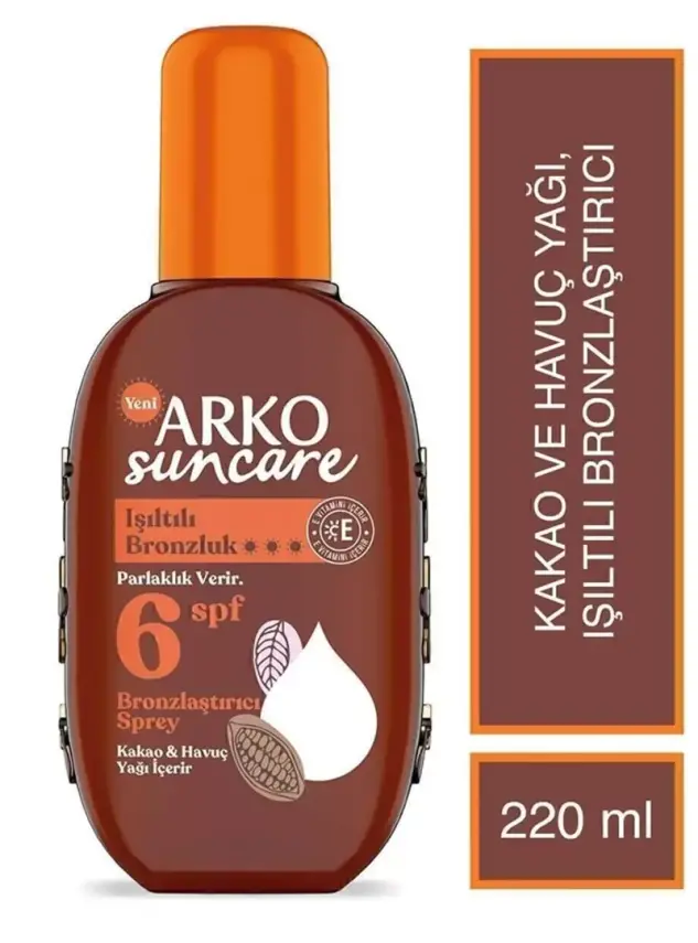 ARKO SUNCARE 6 BRONZLAŞTIRICI SPREEY 220 ML