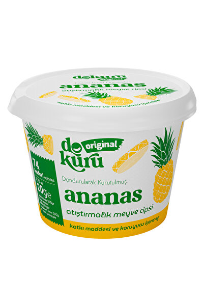 DOKURU ANANAS  KURU MEYVE CİPSİ 20 GR