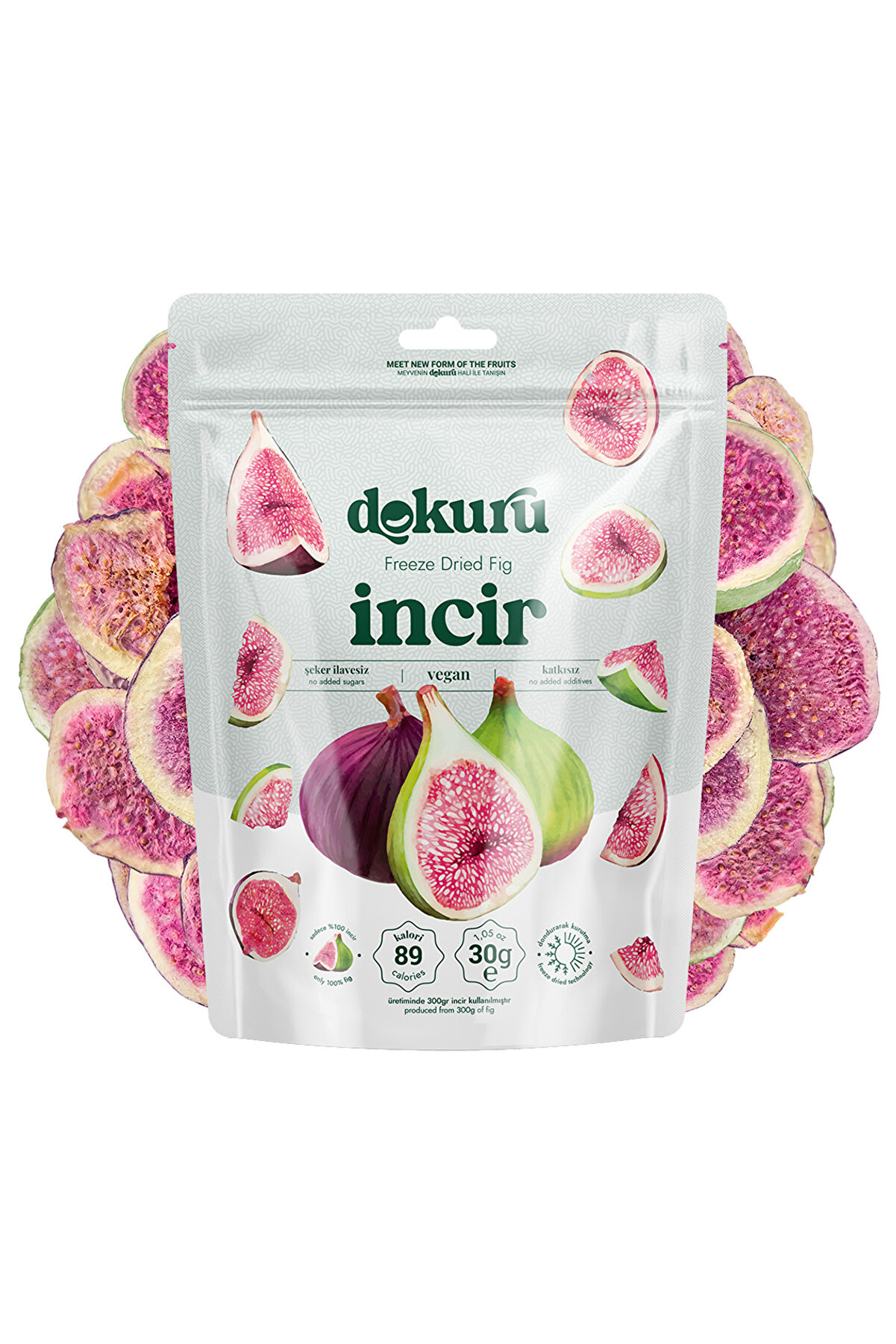 DOKURU İNCİR  KURU MEYVE CİPSİ 30 GR