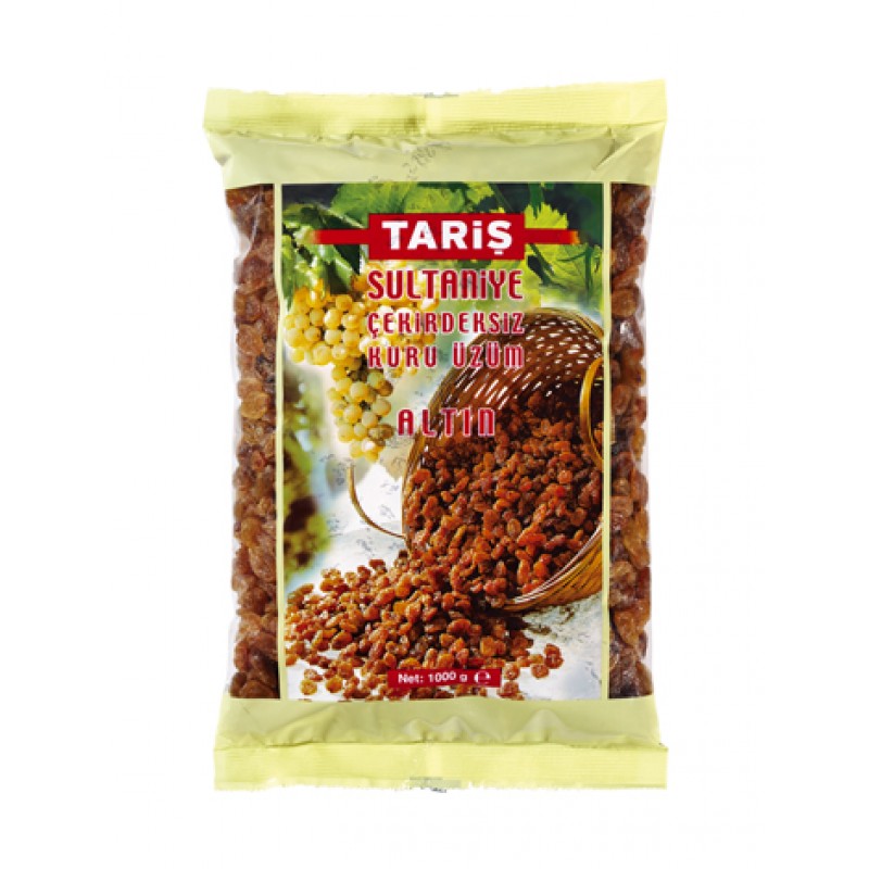 TARİŞ SULTANİYE ÇEKİRDEKSİZ KURU ÜZÜM 250 GR