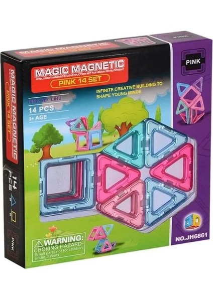 MANYETİK BLOK SET 14 PARCA 2266-34