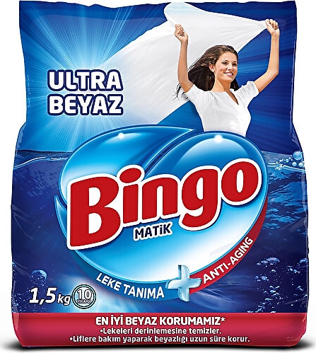 BİNGO MATİK ULTRA BEYAZ 1,5 KG