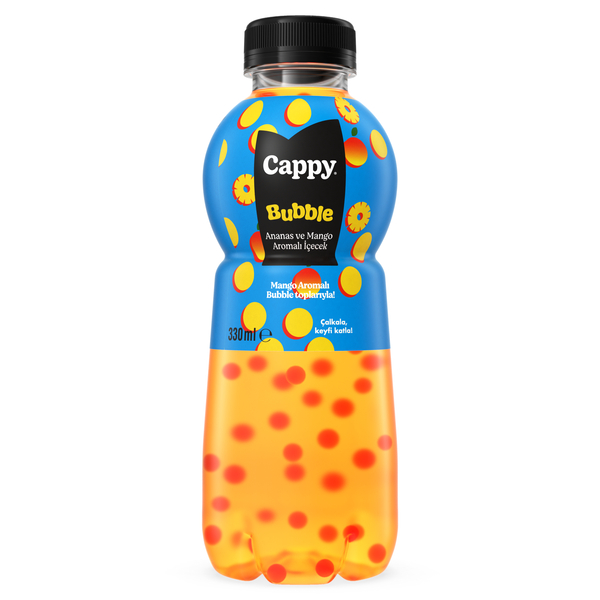 CAPPY BUBBIE  ANANAS VE MANGO AROMALI İÇECEK 330 ML 