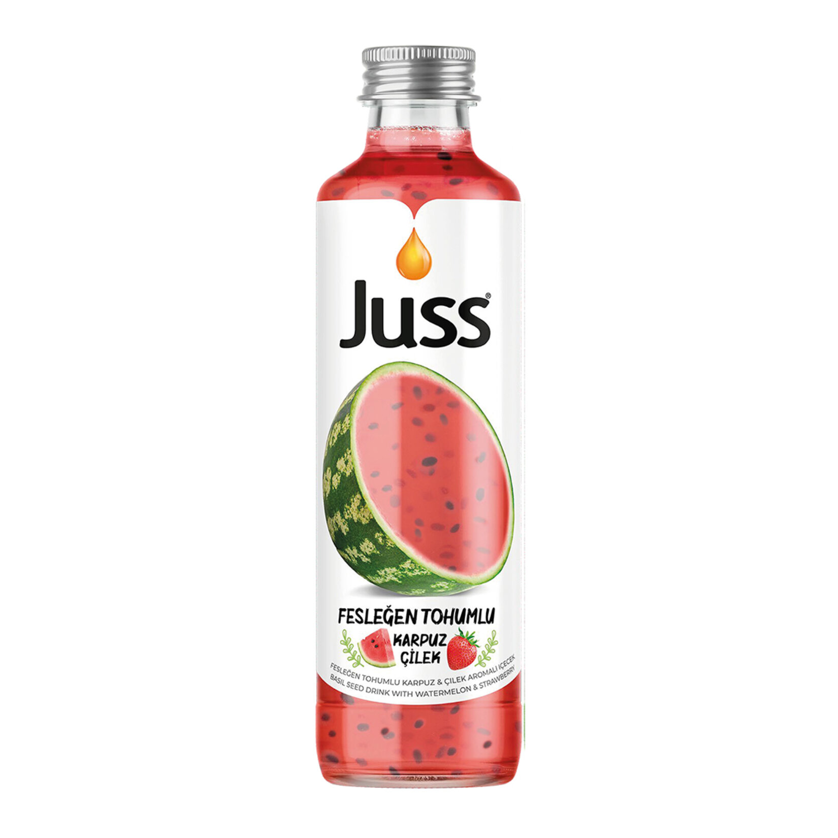 JUSS FESLEĞEN TOHUMLU KARPUZ ÇİLEK AROMALI İÇECEK 250 ML